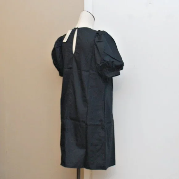 A New Day Women's Black Balloon Sleeve Dress - Picture 2 of 4